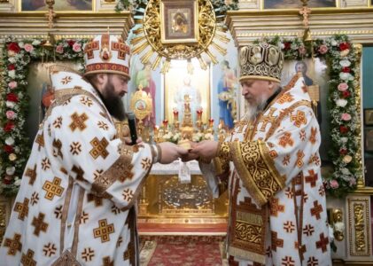 Божественная литургия в день памяти ап. первомч. и архидиакона Стефана